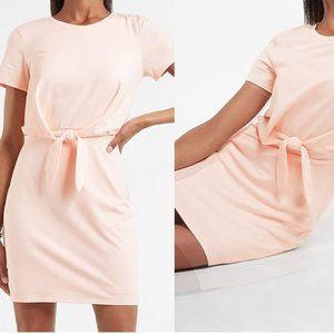 Express Tie Front T-Shirt Dress